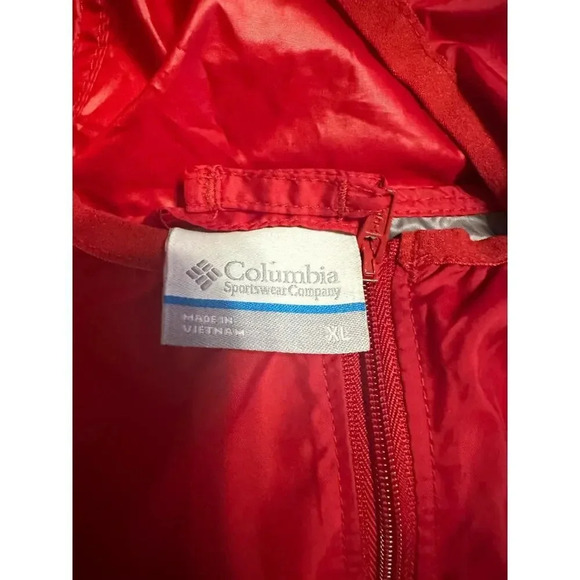 Columbia OU Sooners Full Zip Windbreaker Size XL Sooners Oklahoma Jacket - Picture 5 of 7